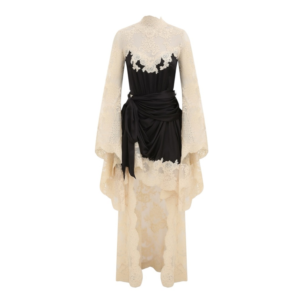 Zimmermann Hypnotic Satin Drape Dress Size0